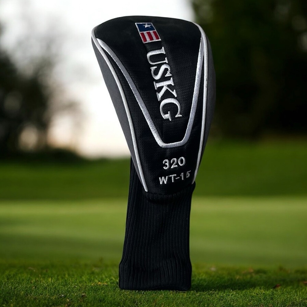 US Kids USKG WT-15 320 Driver Golf Club Headcover Head Cover Sock Black